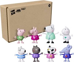 Ігровий набір з 8 фігурок Peppa Pig Dr. Polar Bear Calls On Peppa and Friends Figure Пеппа (F4827)