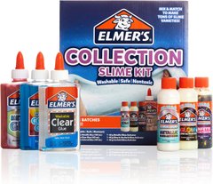 Набор для создания слаймов Elmer's Collection Slime Kit Клей Элмерс и Активатор 6 шт (00026000188357)