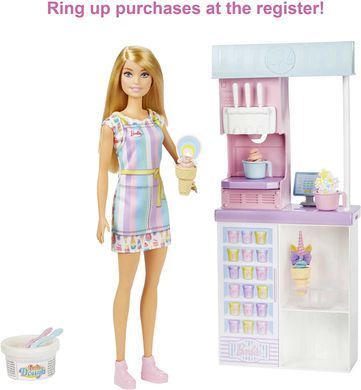 Игровой набор Barbie Ice Cream Shop Магазин мороженого Барби (HCN46)