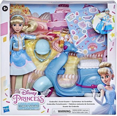 Игровой набор Hasbro Disney Princess Comfy Squad Принцесса Дисней Комфи Скутер Золушка (E8937)