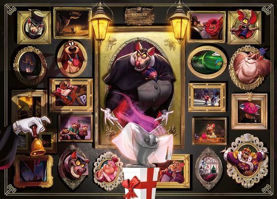 Пазл Ravensburger Villainous Ratigan Великий мышиный сыщик Крыса Ратиган 1000 шт. (16521)