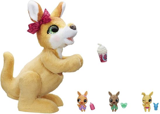 Интерактивная игрушка furReal Mama Josie The Kangaroo Кенгуру Мама Джози с сюрпризом (E67245L0)