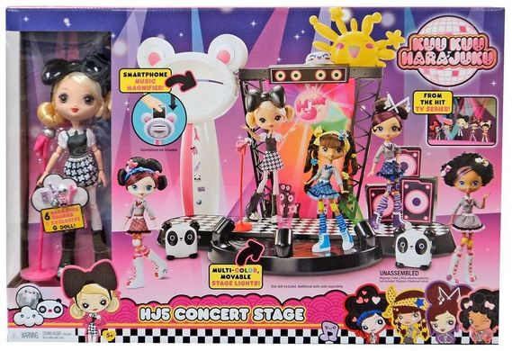 Игровой набор Mattel Kuu Kuu Harajuku HJ5 Concert Stage Концертная сцена (FFB69)