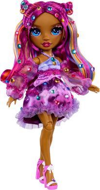 Кукла Rainbow High Be Dazzling Noemie Violette Purple с набором для декорирования и блестящими стразами (597834)