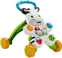 Интерактивные ходунки Зебра Fisher-Price Learn with Me Zebra Walker со звуковыми эффектами (DKH80)