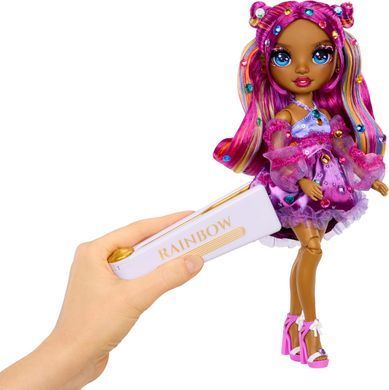 Кукла Rainbow High Be Dazzling Noemie Violette Purple с набором для декорирования и блестящими стразами (597834)