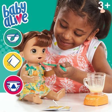 Лялька Baby Alive Magical Mixer з блендером, тропічними ласощами та аксесуарами (E6944)