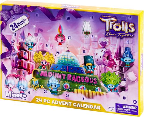 Ігровий набір DreamWorks Trolls Band Together Advent Calendar Адвент календар Тролі Мініза (24307)