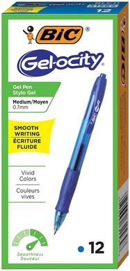 Ручка гелевая автоматическая BIC Gel-ocity, 0.7 мм Синий (RLC11-BLUE)