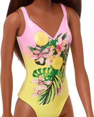 Кукла Barbie Doll Brunette Wearing Swimsuit Барби брюнетка в купальнике (GHW39)