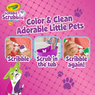 Набор для творчества Crayola Scribble Scrubbie Pets Мои любимцы (74-7442)