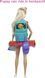 Игровой набор с куклой Барби Barbie Big City Camping Кемпинг на природе с красным спальным мешком (HDF73)