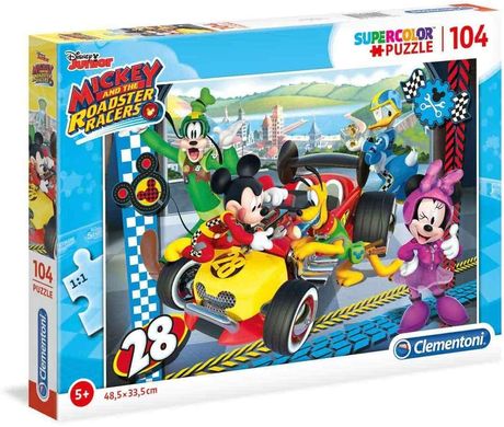 Пазл Clementoni Supercolor Puzzle Mickey and the Roadster Racers - 104 шт. (27984)