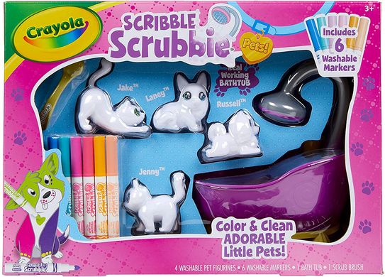 Набор для творчества Crayola Scribble Scrubbie Pets Мои любимцы (74-7442)