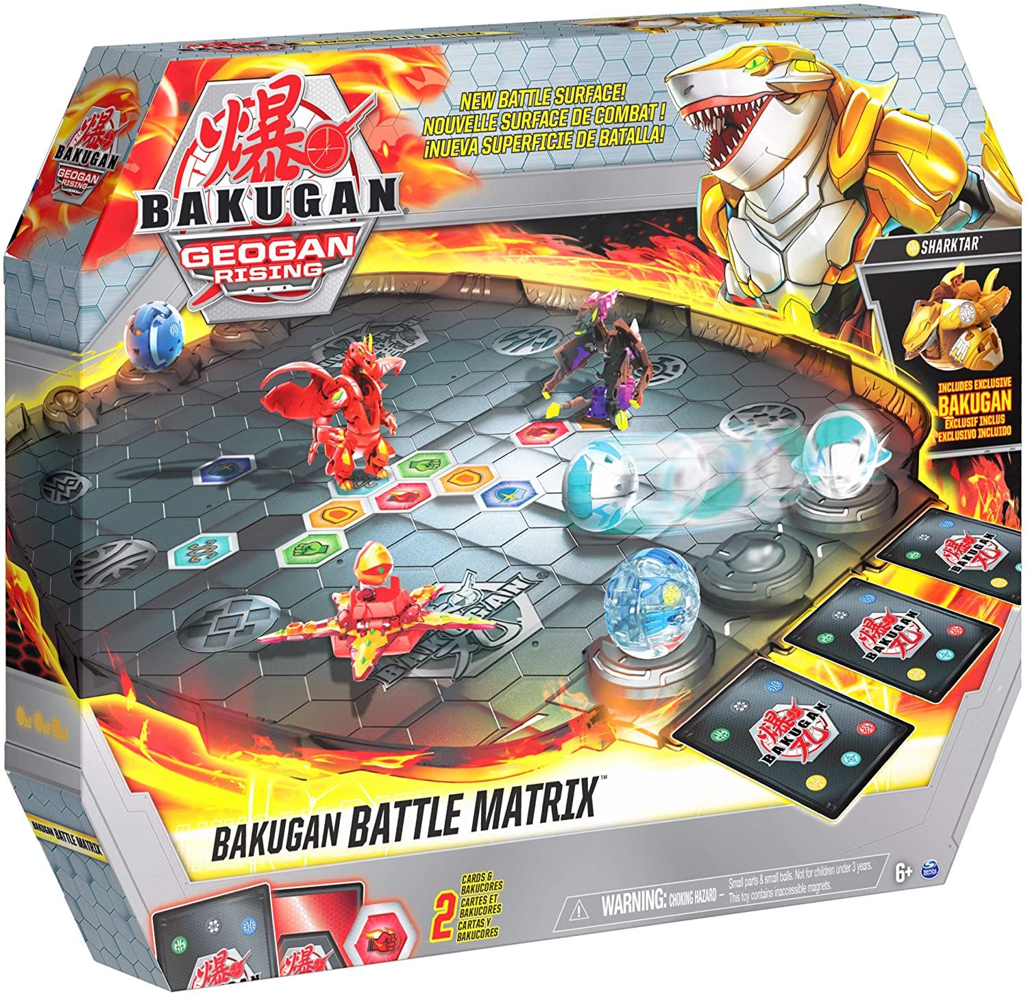 Игровой набор Bakugan Battle Matrix, Exclusive Gold Sharktar Бакуган арена  (6060362) - Интернет-магазин 