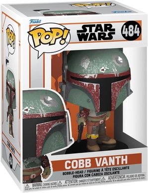 Фигурка Funko Pop! Bobble Star Wars Mandalorian Cobb Vanth (Marshal) #484 Звездные воины Кобб Вэнс (54522)