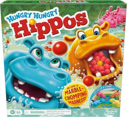 Настільна гра Hasbro Gaming Hungry Hungry Hippos Голодні бегемотики (F8815)