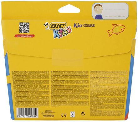 Набір змиваючих фломастерів BIC Kids Kid Couleur 18 шт. (937508)