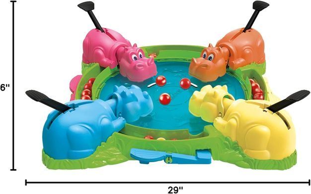 Настільна гра Hasbro Gaming Hungry Hungry Hippos Голодні бегемотики (F8815)