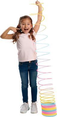 Гра Слінки Slinky Extreme Rainbow Plastic Extreme Пружинка Супер Гігант (886144032479)