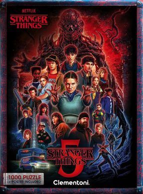 Пазл Clementoni Stranger Things 5 Странные чудеса 1000 шт. (37096)