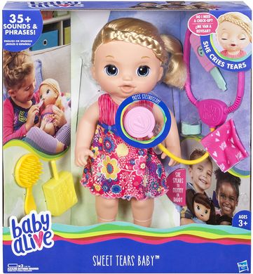 Інтерактивна лялька Baby Alive Sweet Tears Baby Солодкі сльози (C0957)