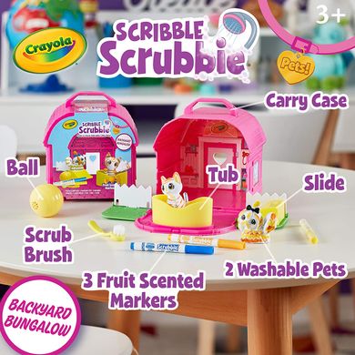 Набор для творчества Crayola Scribble Scrubbie Pets Мои любимцы На заднем дворе (74-7428)