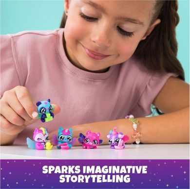 Игровой набор Spin Master Hatchimals CollEGGtibles Neon Rainbow &ndash; 5 неоновых сюрприз-яиц с аксессуарами и крылышками (6811470609)