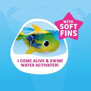 Игрушка для ванной Zuru Robo Alive Baby Junior Daddy Shark (Blue) Роботизированная акула Папа (71109B)