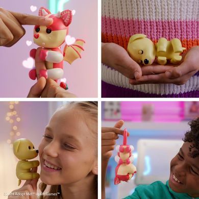 Інтерактивний дракон WowWee Fingerlings Adopt Me! Strawberry Shortcake Bat Dragon (771171132523)