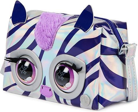 Інтерактивна сумочка Spin Master Purse Pets Metallic Mood Flashy Frenchie Стильна Зебра (6066596)