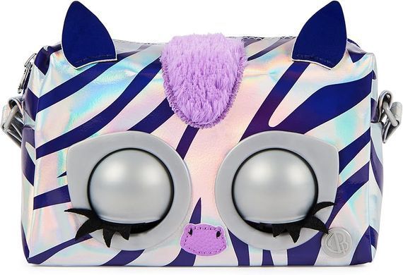 Інтерактивна сумочка Spin Master Purse Pets Metallic Mood Flashy Frenchie Стильна Зебра (6066596)