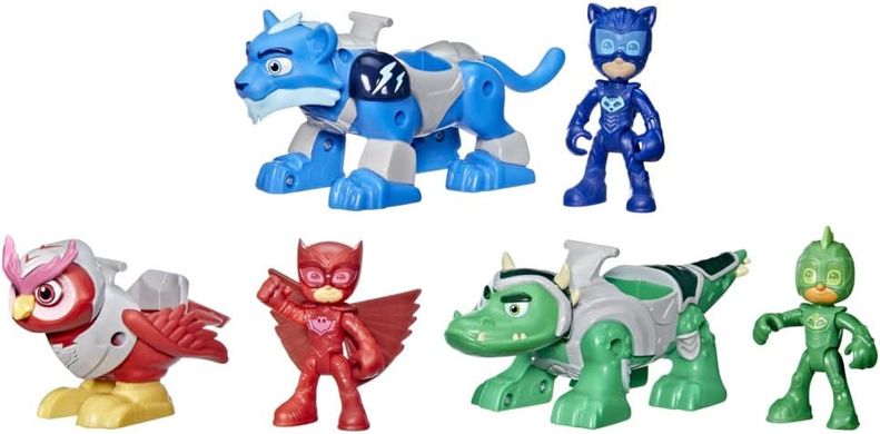 Ігровий набір PJ Masks Power Hero Animal Trio Герої в Масках Фігурки тріо Сила тварин (F5201)