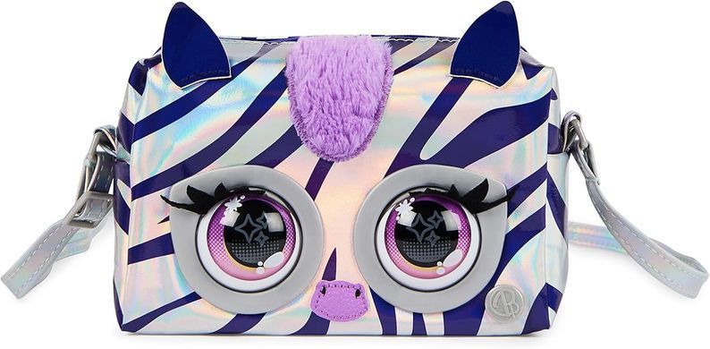 Інтерактивна сумочка Spin Master Purse Pets Metallic Mood Flashy Frenchie Стильна Зебра (6066596)