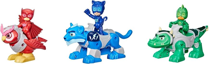 Игровой набор PJ Masks Power Hero Animal Trio Герои в Масках Фигурки трио Сила животных (F5201)