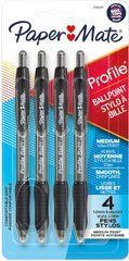 Набір автоматичних ручок Paper Mate Profile Retractable Ballpoint Pens 1мм Чорний (&lrm;2095467)