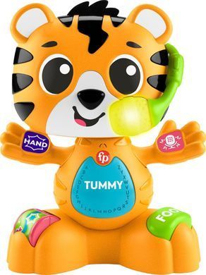 Интерактивная игрушка Fisher-Price Link Squad Bop & Groove Tiger Танец и наука Версия на английском языке (HTX04)