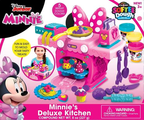 Игровой набор Cra-Z-Art Disney Junior Minnie Mouse Deluxe Kitchen Set Кухня Минни Маус с пластилином (36501)