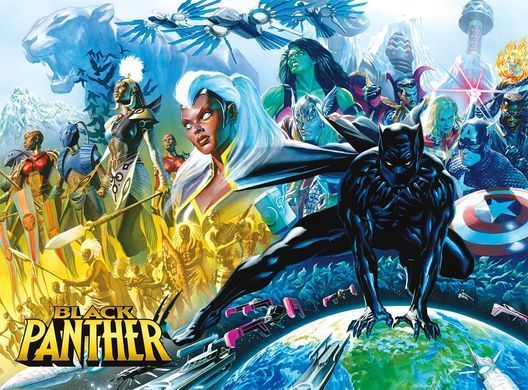 Пазл Buffalo Marvel - Black Panther Марвел Черная пантера 1000 шт. (&lrm;11782)