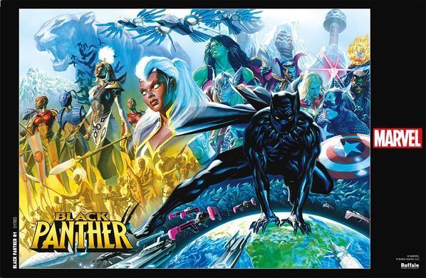 Пазл Buffalo Marvel - Black Panther Марвел Черная пантера 1000 шт. (&lrm;11782)