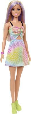 Лялька Barbie Fashionistas Doll #190 Барбі Модниця у літній райдужній сукні (HBV22)