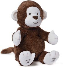 Інтерактивна іграшка Baby GUND Animated Clappy The Monkey Мавпочка яка плескає Англ.мова (6052184)