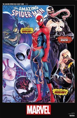 Пазл Buffalo Marvel - The Amazing Spiderman Legacy #802 Невероятный человек-паук Наследие 1000 шт. (&lrm;11784)