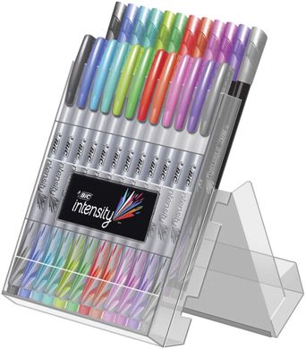 Ручки лайнери та маркери BIC Intensity Fine/Medium Fineliner Marker Pen 24 шт (FPIXP241-AST)