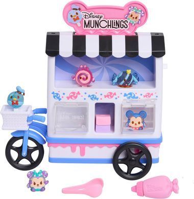 Игровой набор Disney Munchlings Candy Cart &ndash; конфетная тележка с 5 коллекционными фигурками и аксессуарами (886144746444)