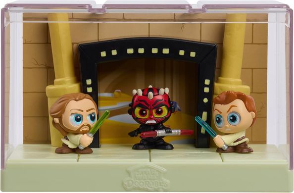 Набор из 3 фигурок в диораме Doorables Star Wars Widescreen Movie Moments Фантомная угроза (44977)