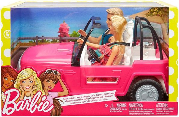 Ігровий набір Barbie Beach Cruiser & Ken Doll Лялька Барбі і Кен Пляжний круїз (CJD12)