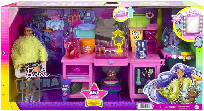 Игровой набор Barbie Extra Визажный столик (GYJ70)