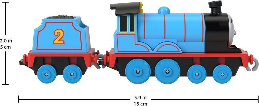 Паравозик Fisher-Price Thomas & Friends Edward Metal Engine Едвард &mdash; металева локомотивка з вагоном (HTN29)