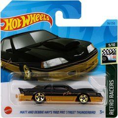 Машинка Hot Wheels Matt and Debbie Hay's 1988 Pro Street Thunderbird Retro Racers - 2023 Mattel HKJ80-N521